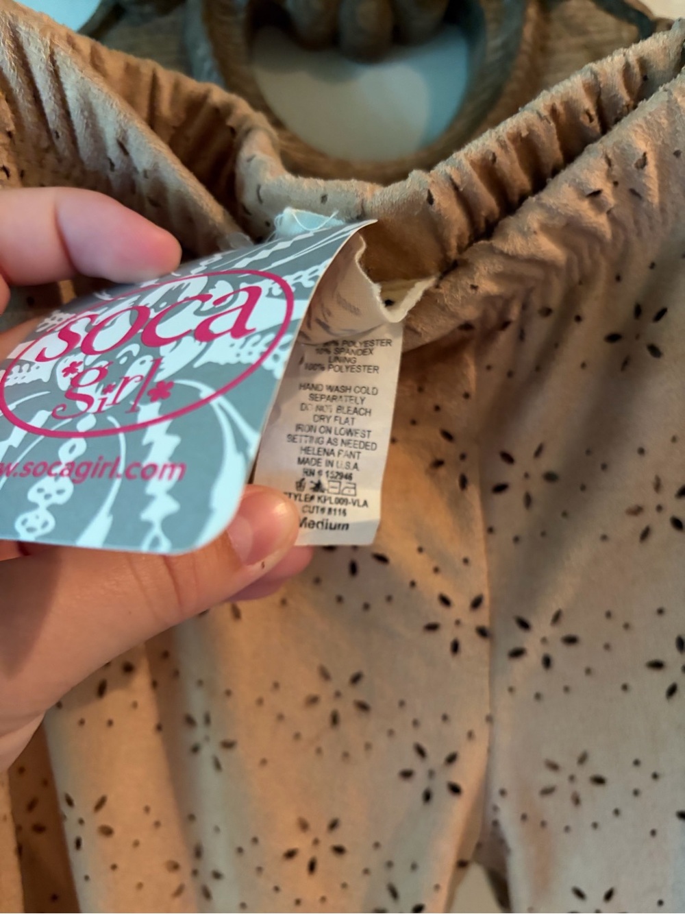 Girls Soca Soft Brown Flared Leg Pants NWT - Picture 5 of 7